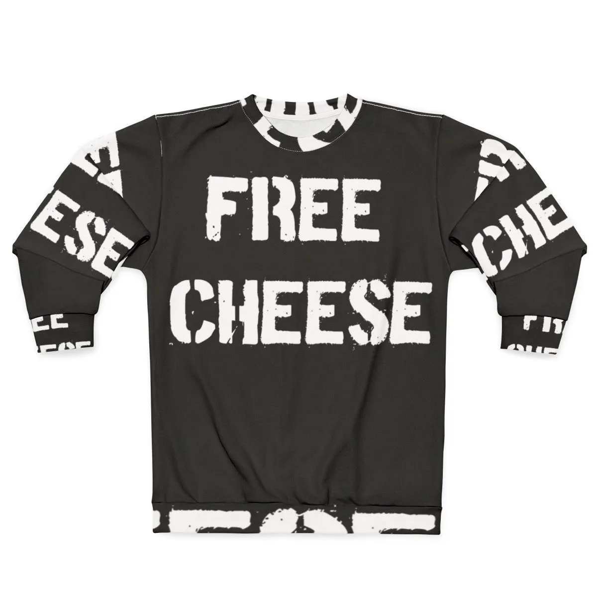 "Reservation Dogs Free Cheese Graphic Sweatshirt"