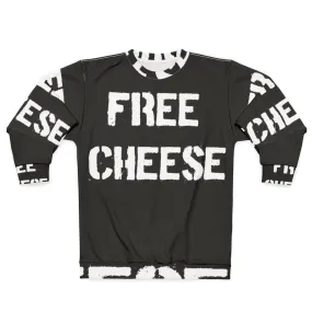 "Reservation Dogs Free Cheese Graphic Sweatshirt"