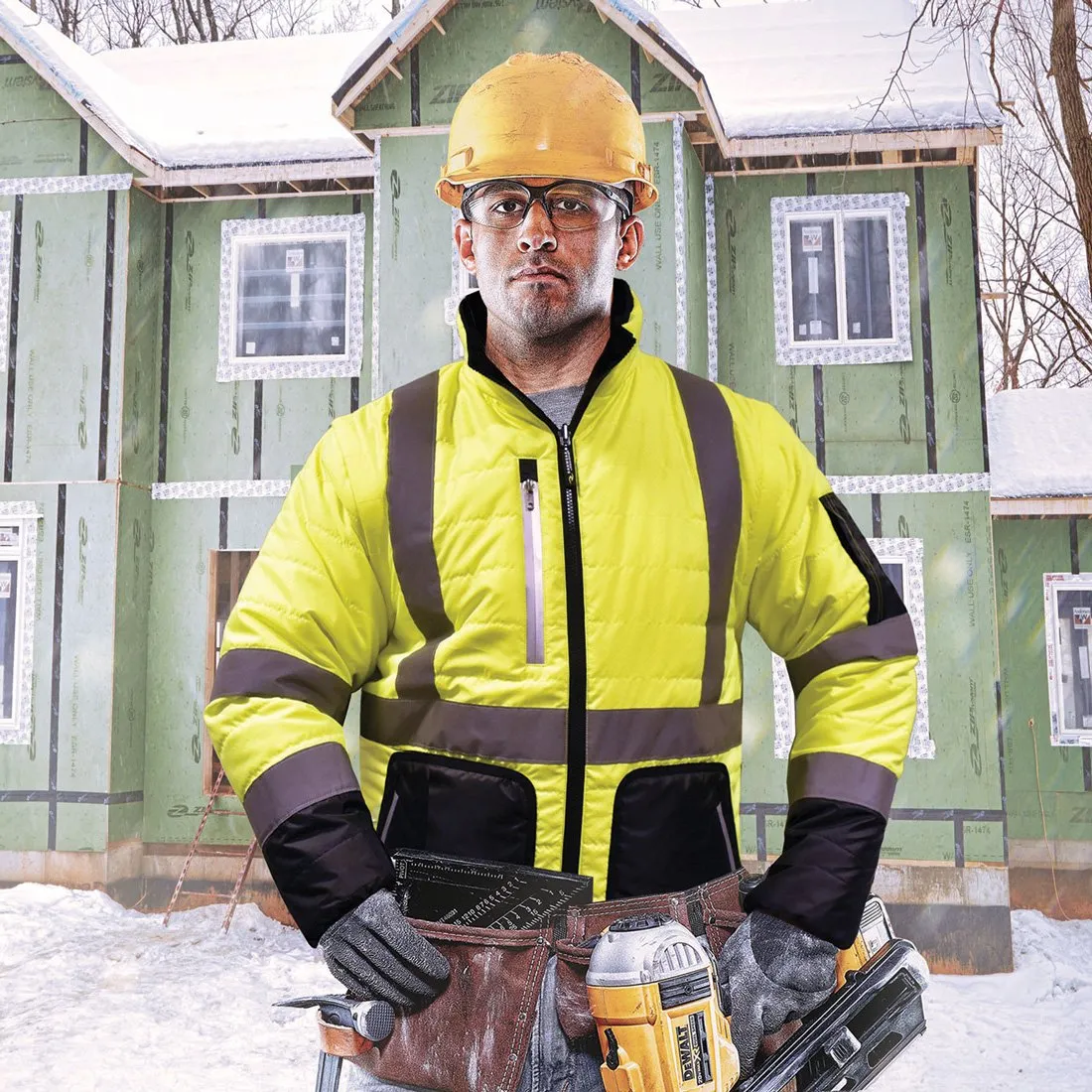 Radians Reversible Winter Safety Jacket - 4XL