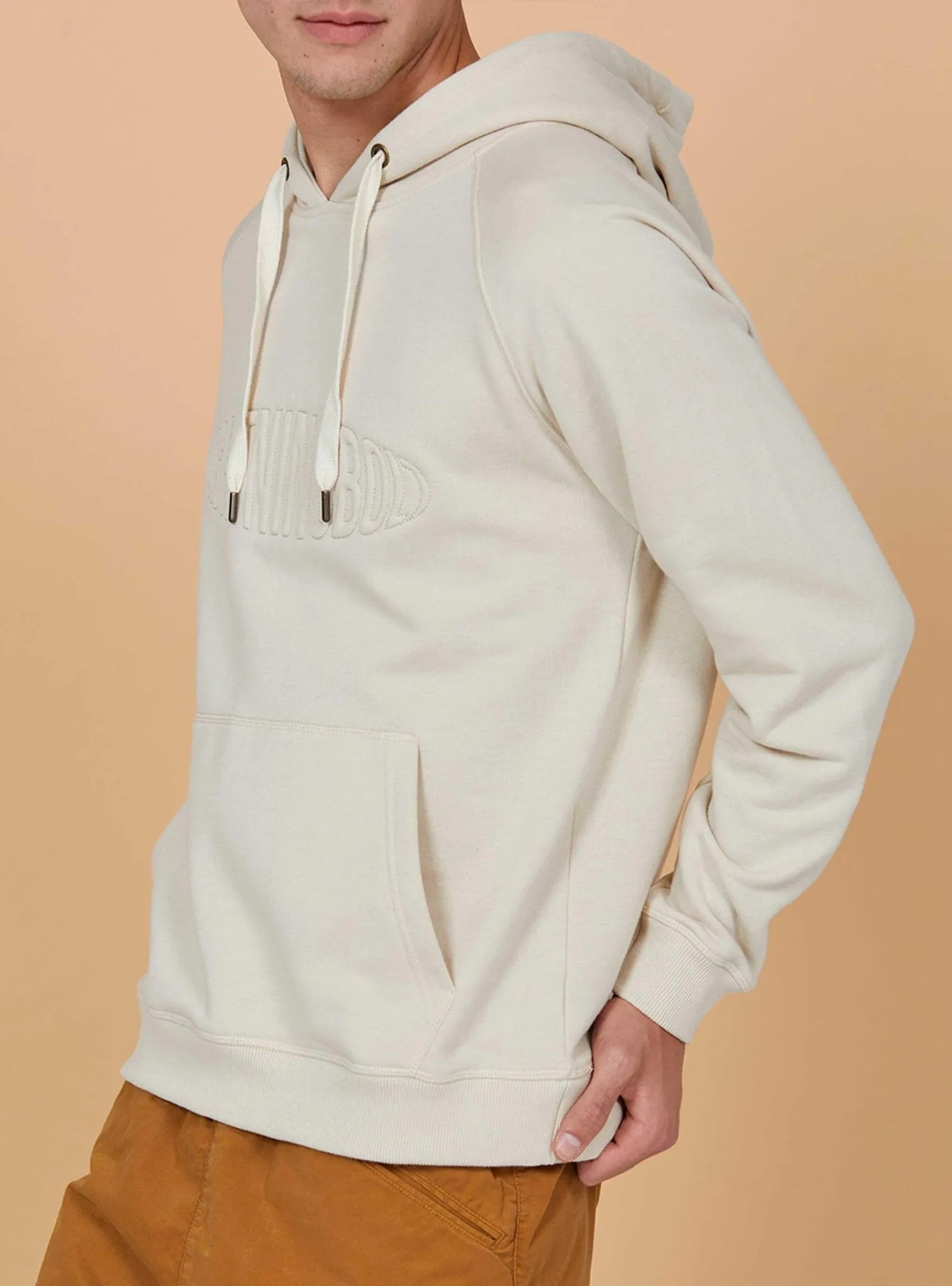 REGULAR HOODIE WITH HIGH RELIEF