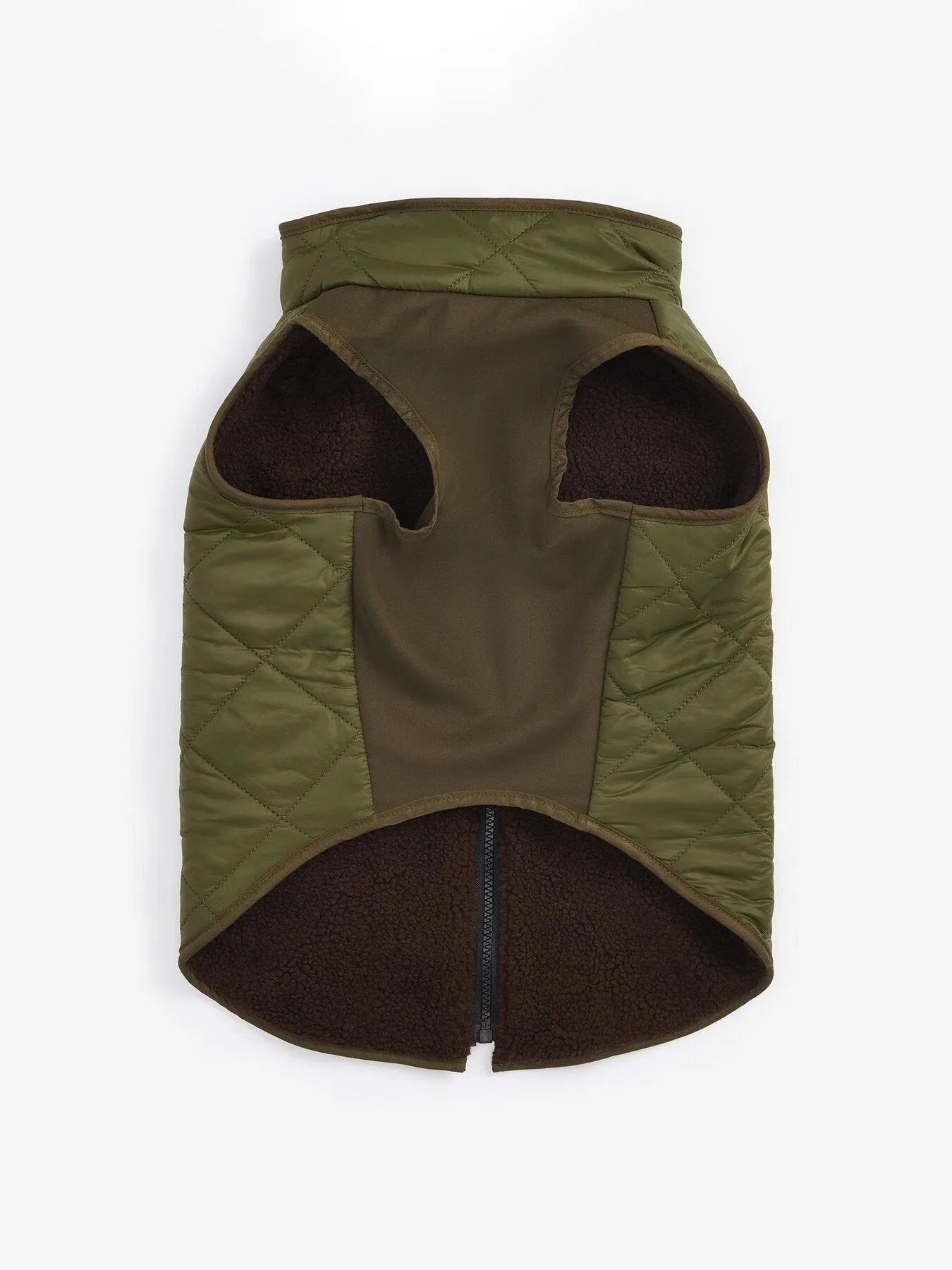 Reversible Quilt Borg Fleece Dog Coat