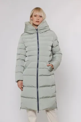 Rino & Pelle Coat - Keila Faux Fur Lining - Artichoke