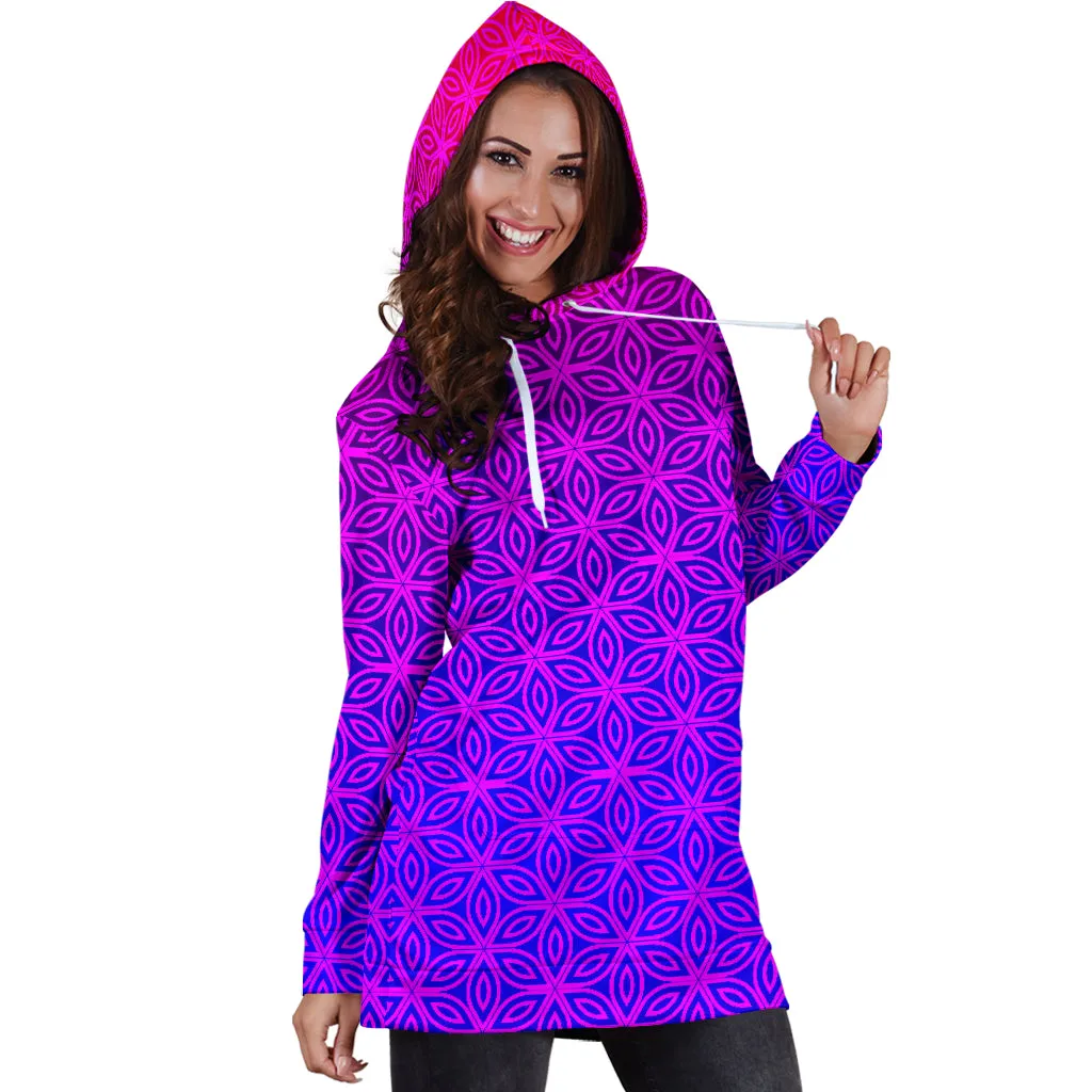 Sacral Bloom | Women's Hoodie Dress | Hakan Hisim