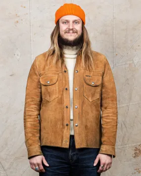 Second Hand Indigofera Fargo Leather Jacket Cognac Rough-out