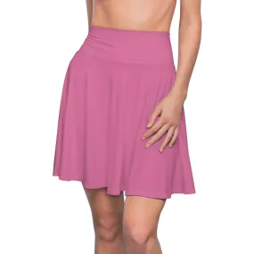 Solid Hot Pink Skater Skirt