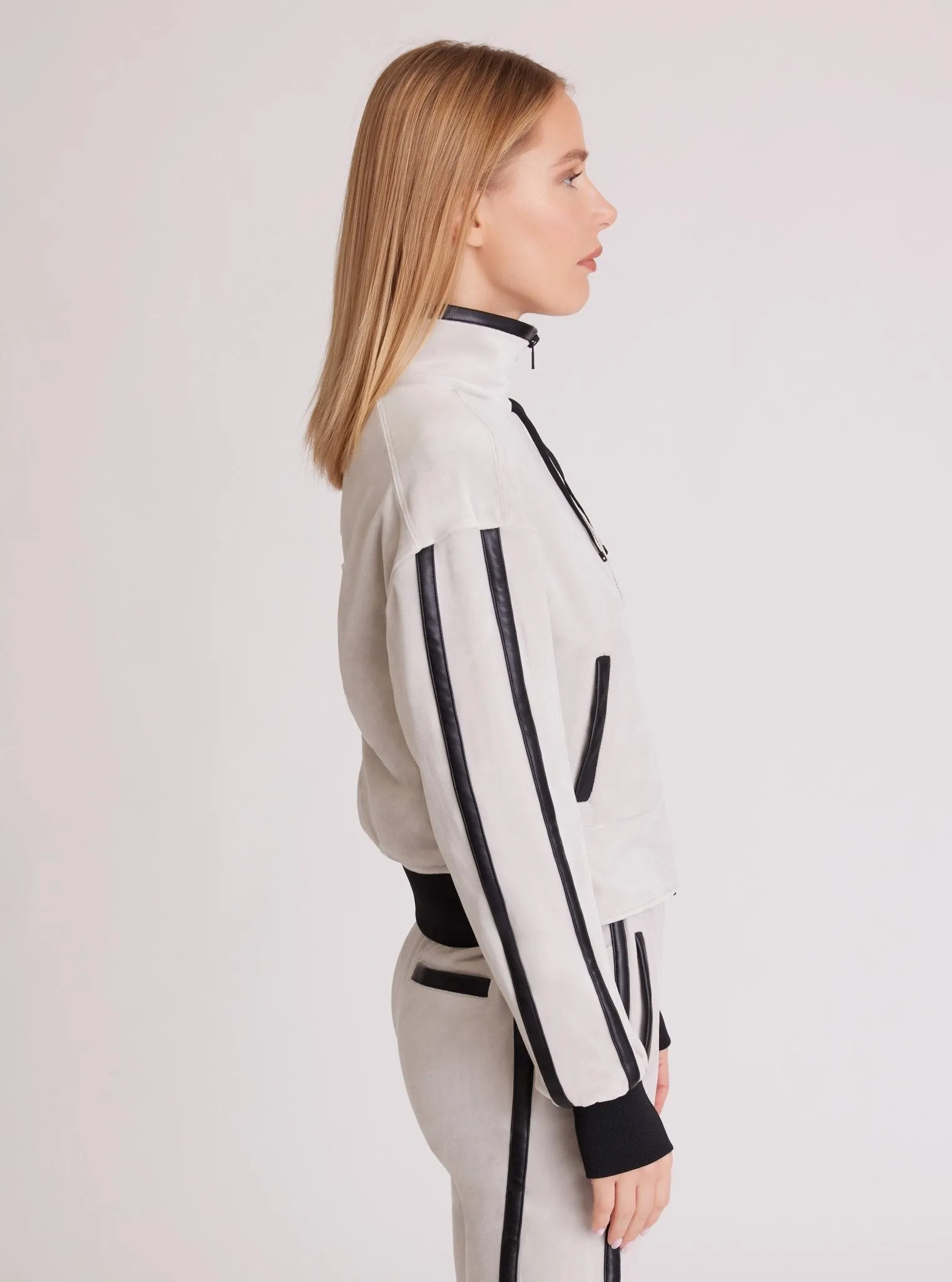 Sporty Velour Jacket