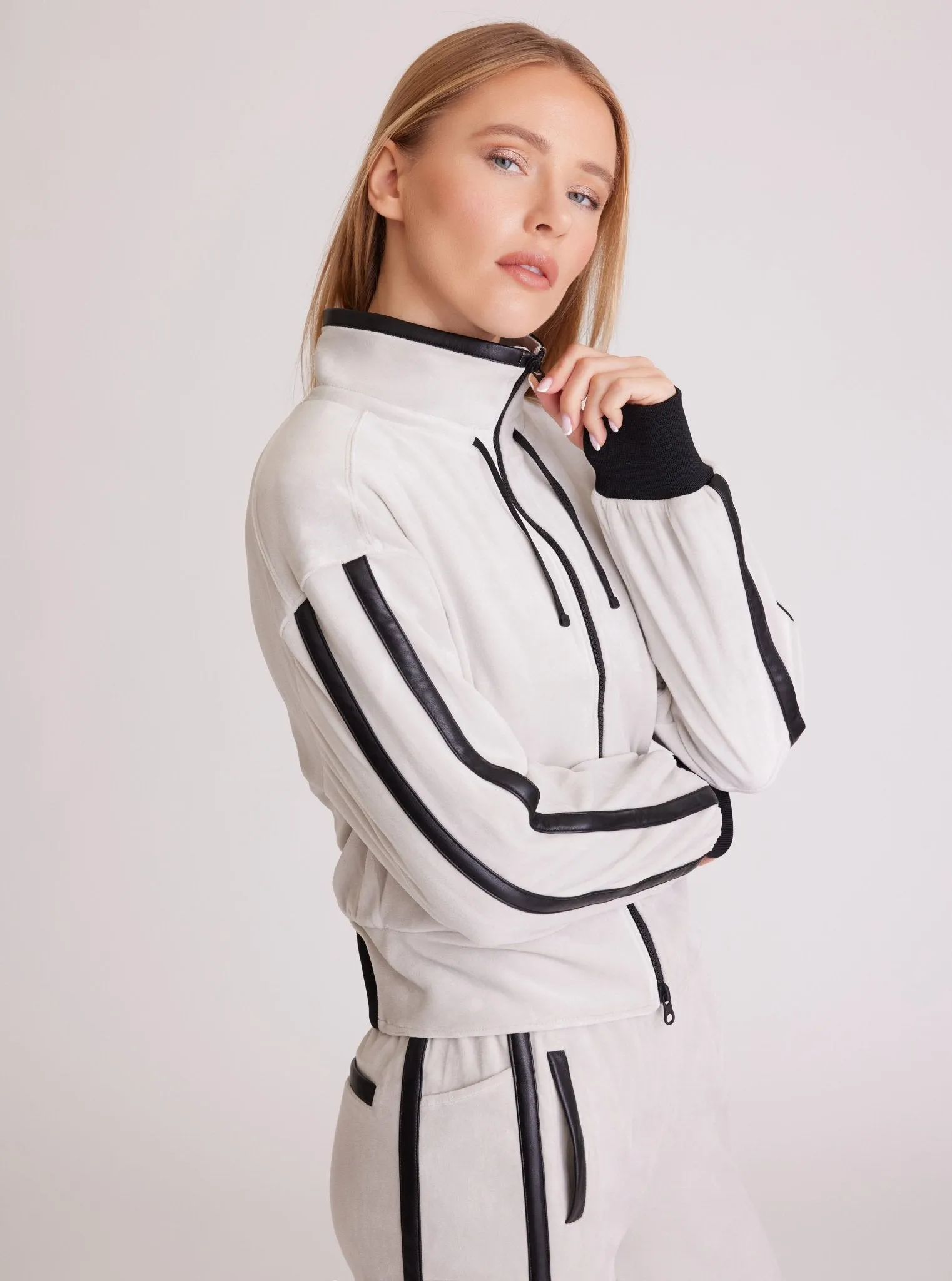 Sporty Velour Jacket