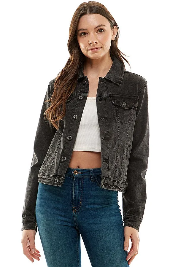 Stretch  Denim Jacket (JK-4040)