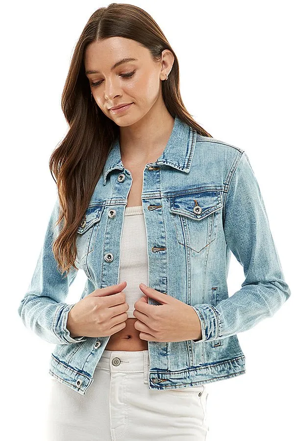 Stretch  Denim Jacket (JK-4040)