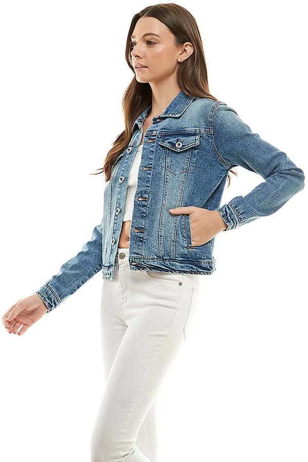 Stretch  Denim Jacket (JK-4040)