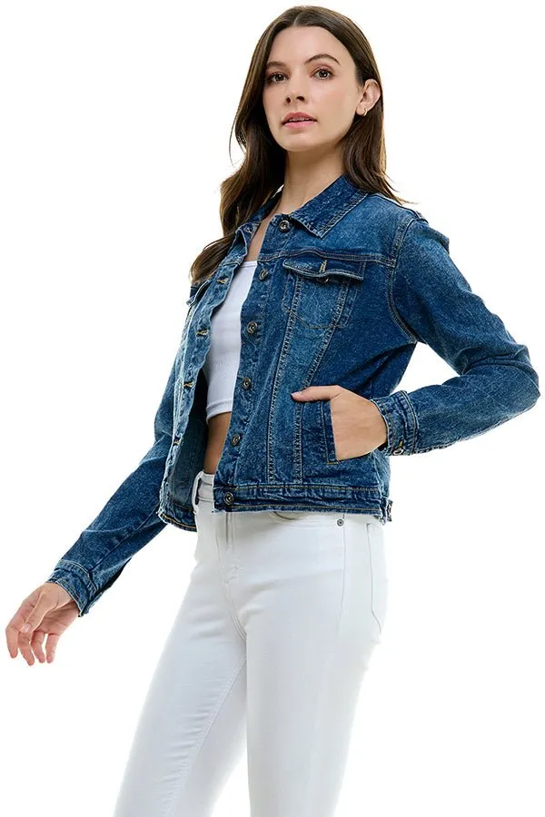 Stretch  Denim Jacket (JK-4040)