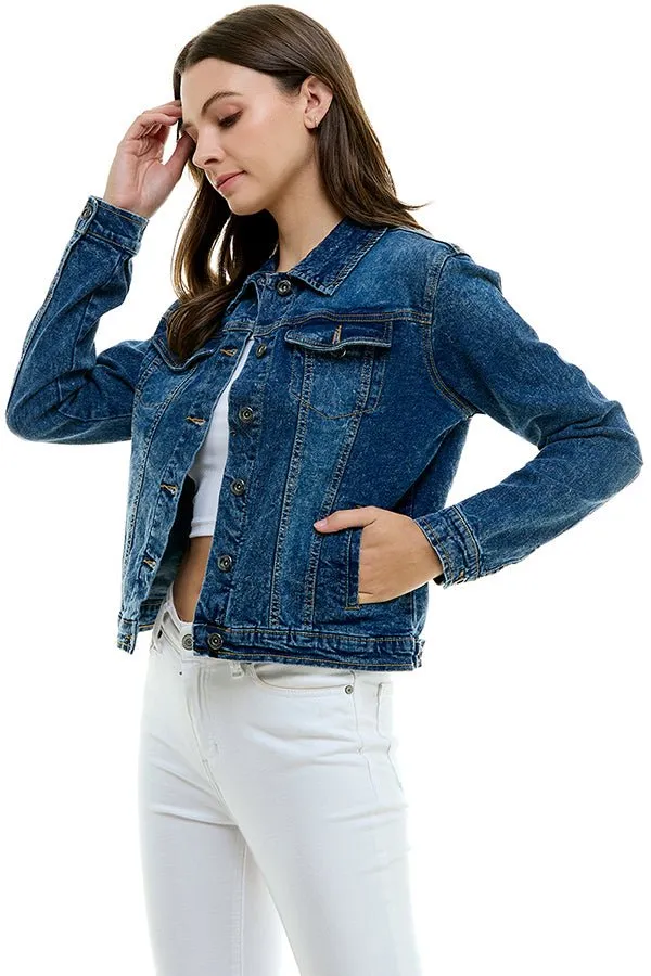 Stretch  Denim Jacket (JK-4040)