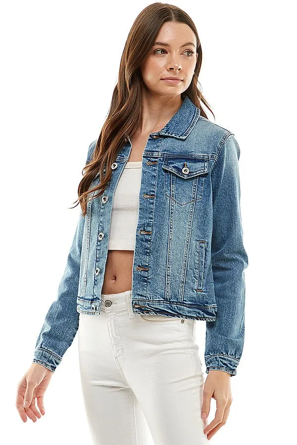 Stretch  Denim Jacket (JK-4040)