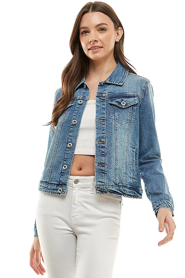 Stretch  Denim Jacket (JK-4040)