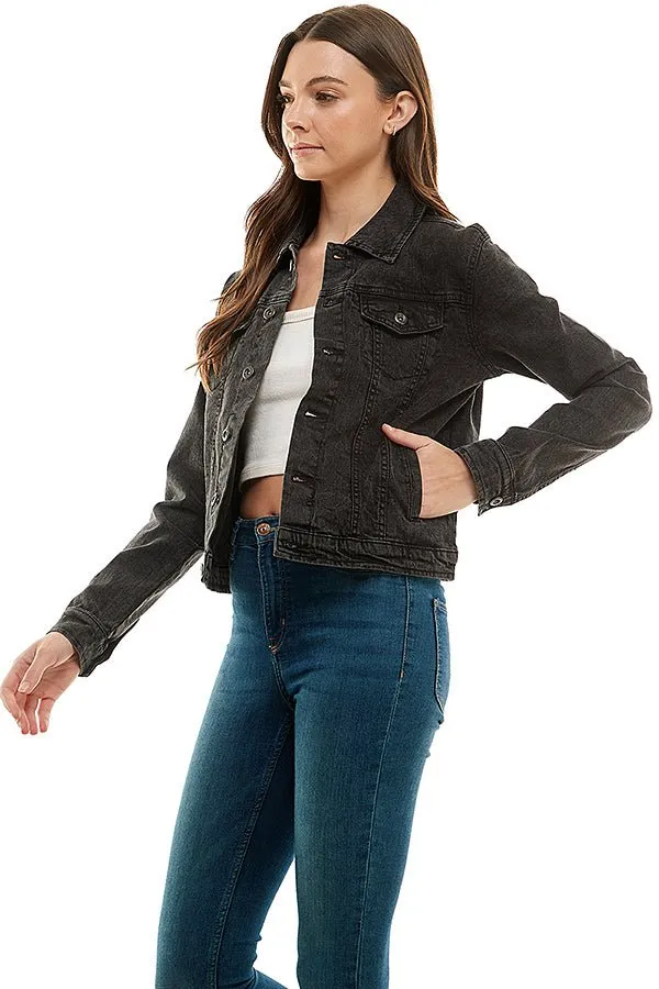 Stretch  Denim Jacket (JK-4040)