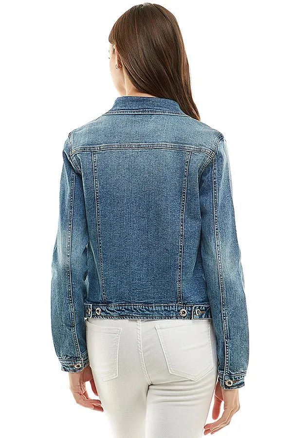 Stretch  Denim Jacket (JK-4040)
