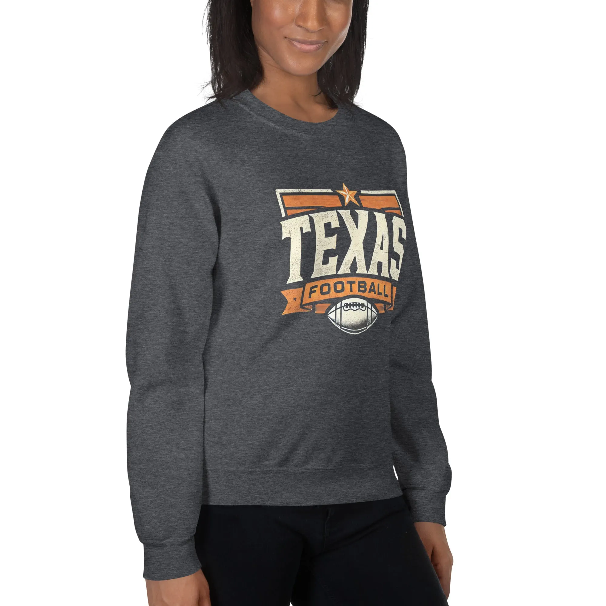 Texas Football Vintage Retro Unisex Sweatshirt