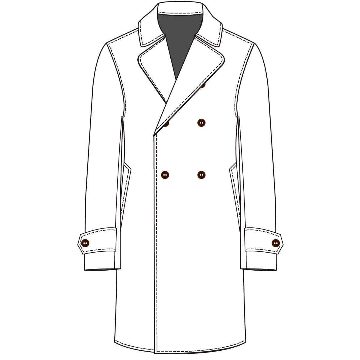 The Stately Overcoat | Golden Brown Cake
