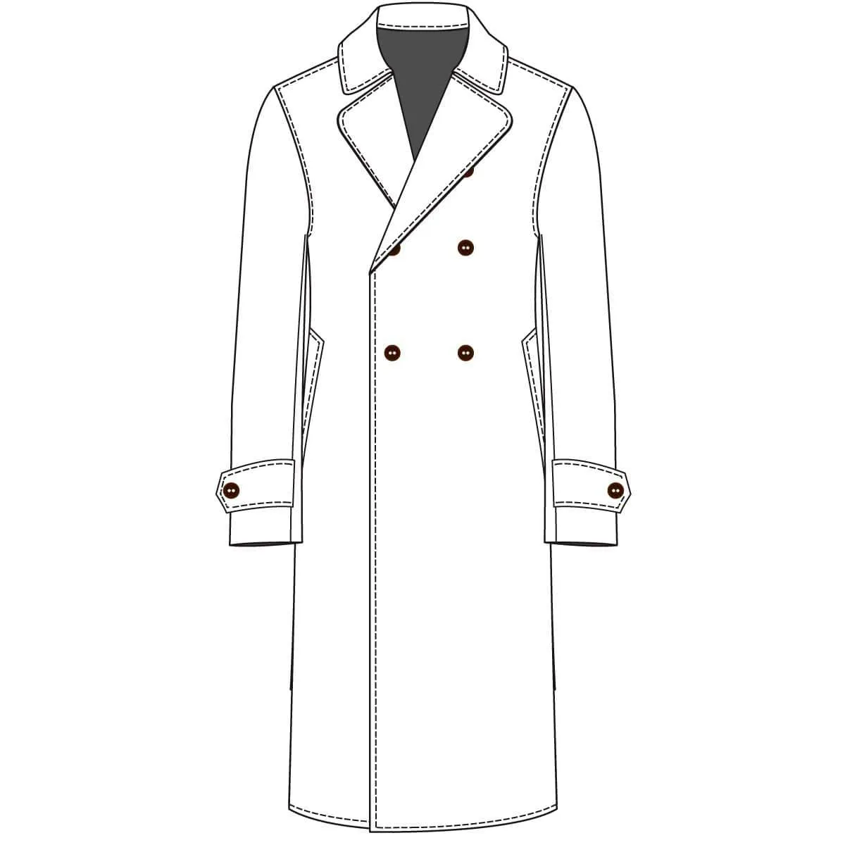 The Stately Overcoat | Golden Brown Cake
