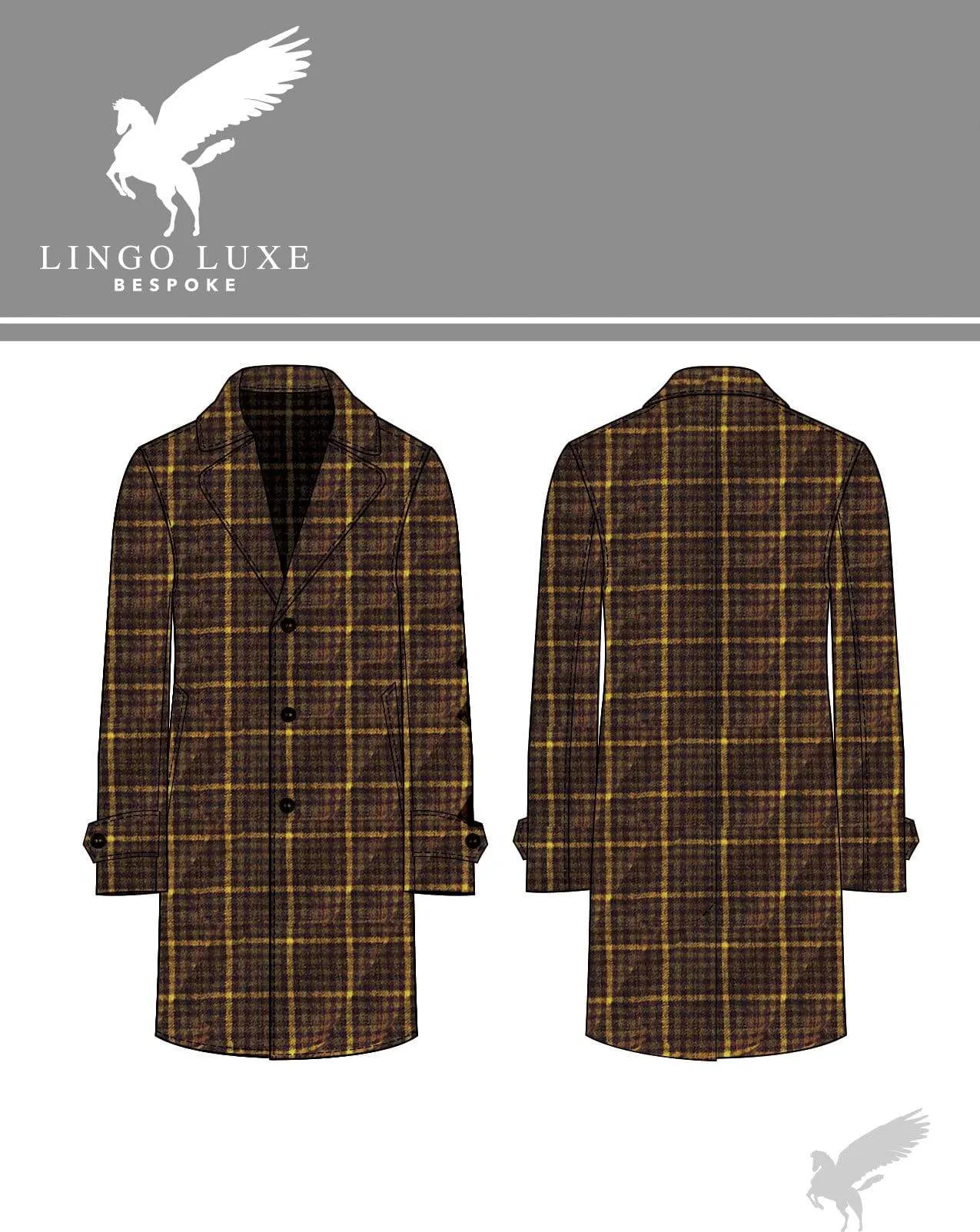 The Stately Overcoat | Golden Brown Cake