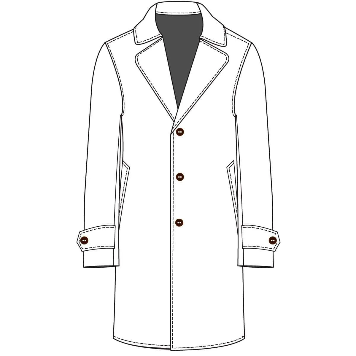 The Stately Overcoat | Golden Brown Cake