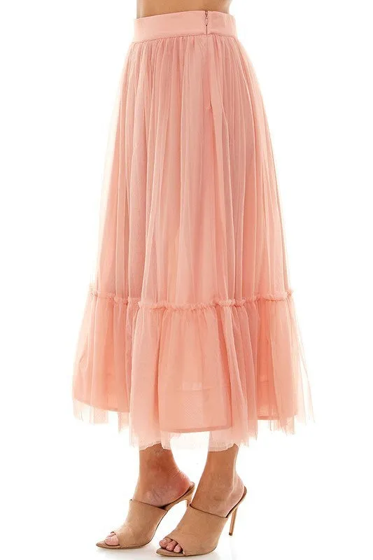 Tiered Tulle skirt