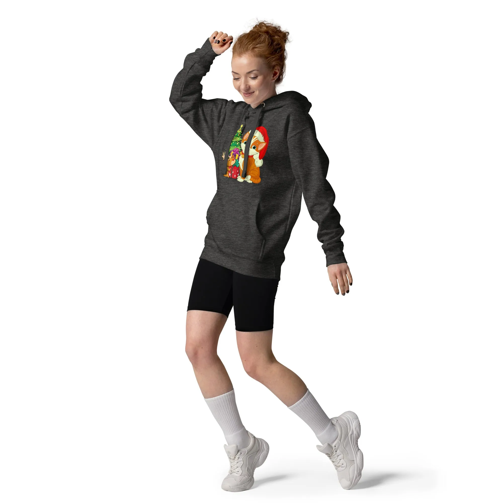 Unisex Hoodie 100% Cotton Face Cat Lovers