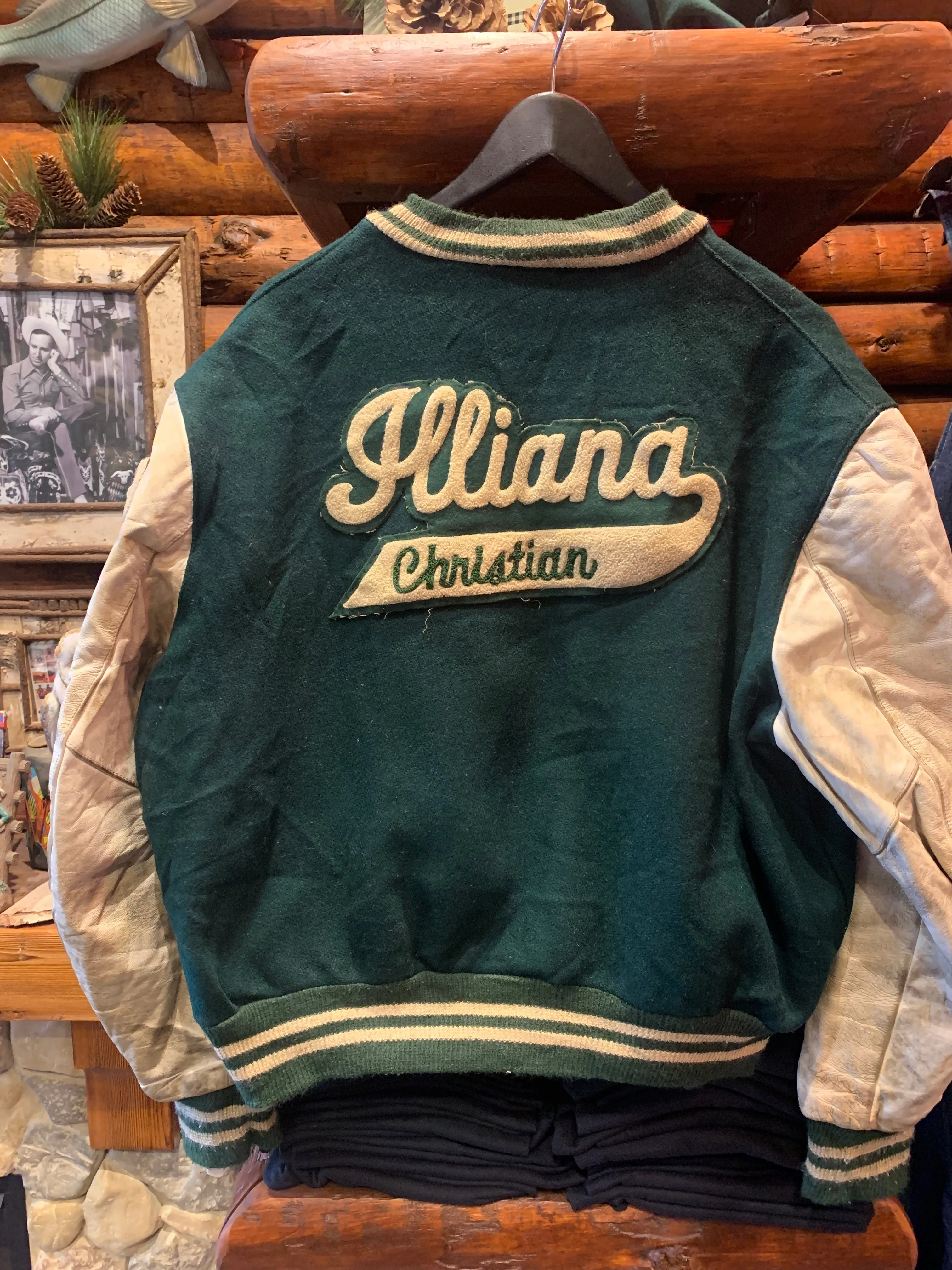 Vintage 1969 De Long Illiana Tennis Letterman. Small. FREE POSTAGE