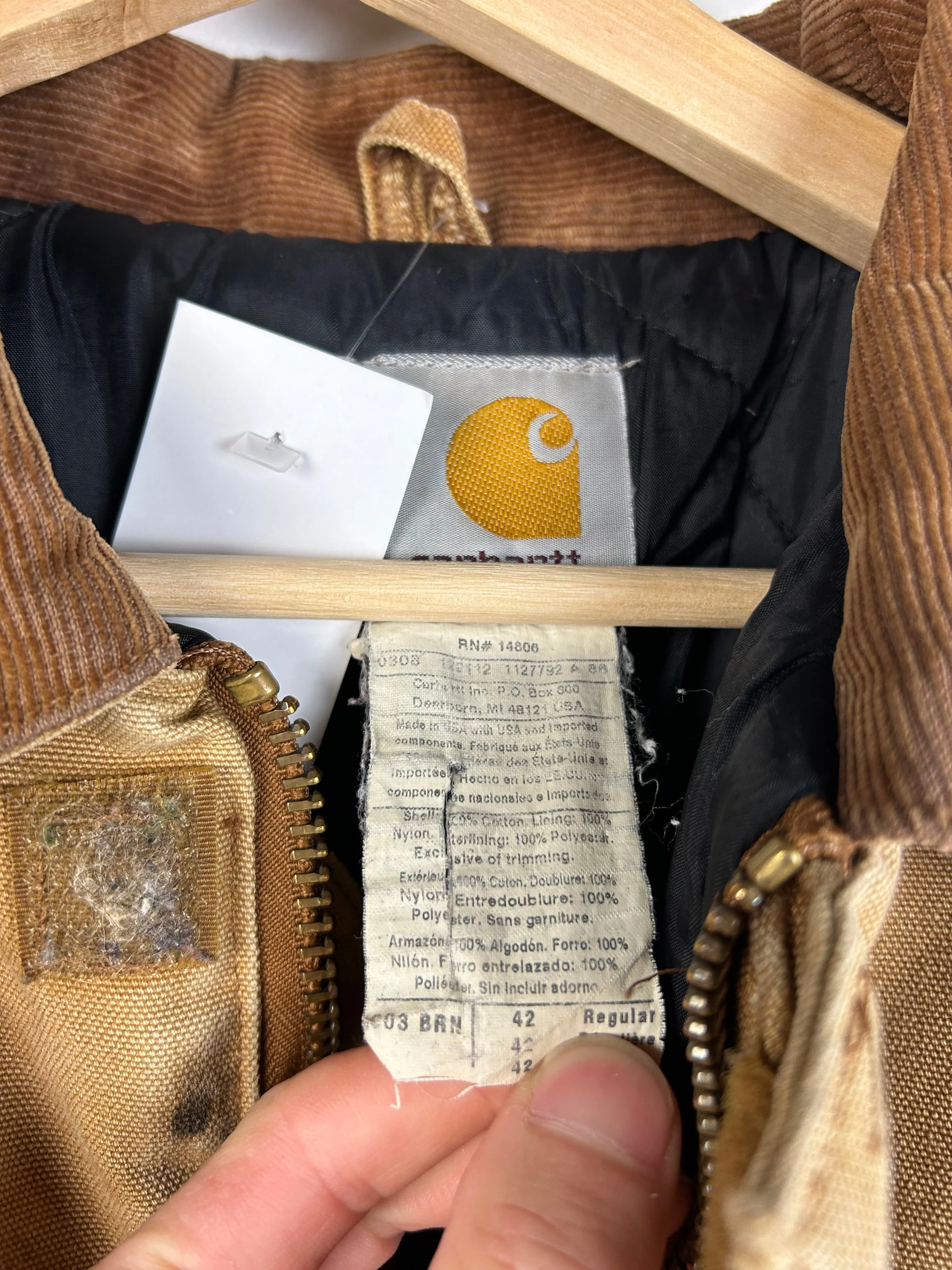 Vintage Carhartt Arctic Beige Jacket