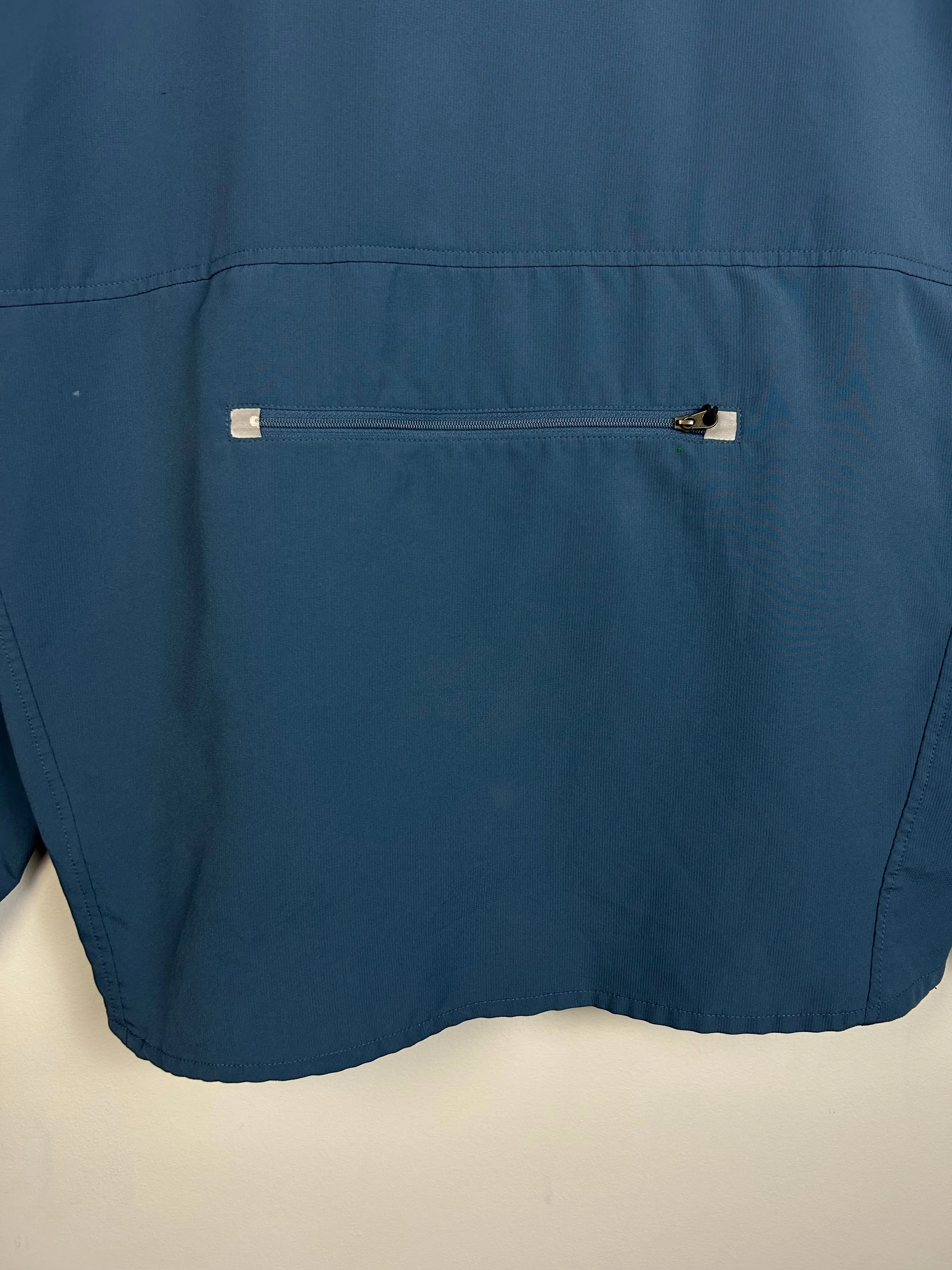 Vintage Y2K Nike Quarter Zip Blue Windbreaker