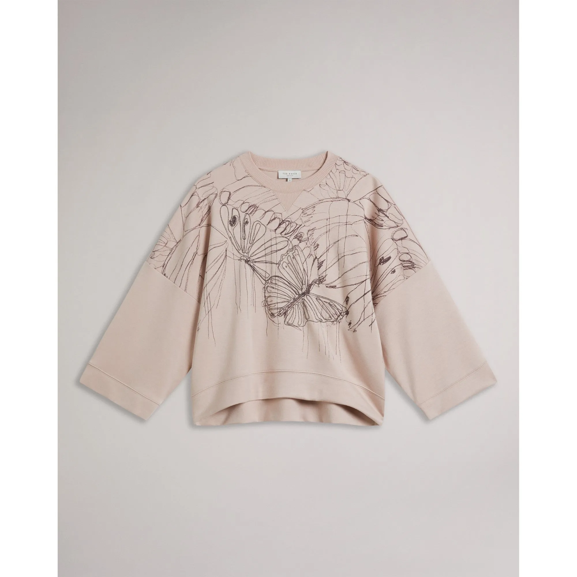 Women Wmb-Carmile-Graphic Sweatshirt - Dusky-Pink