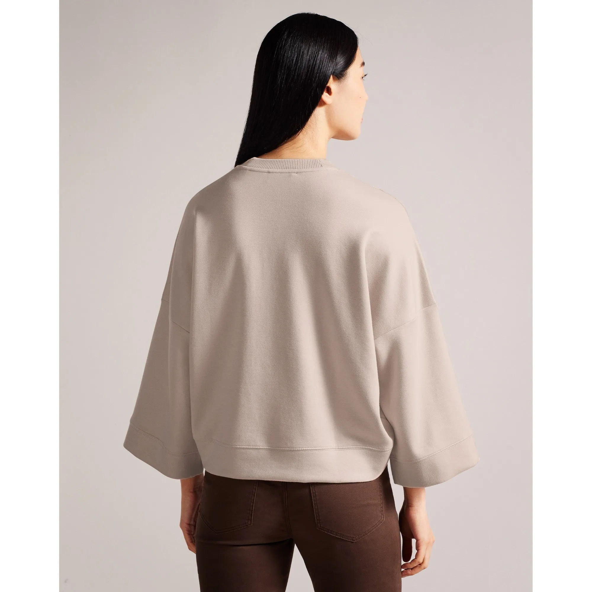 Women Wmb-Carmile-Graphic Sweatshirt - Dusky-Pink