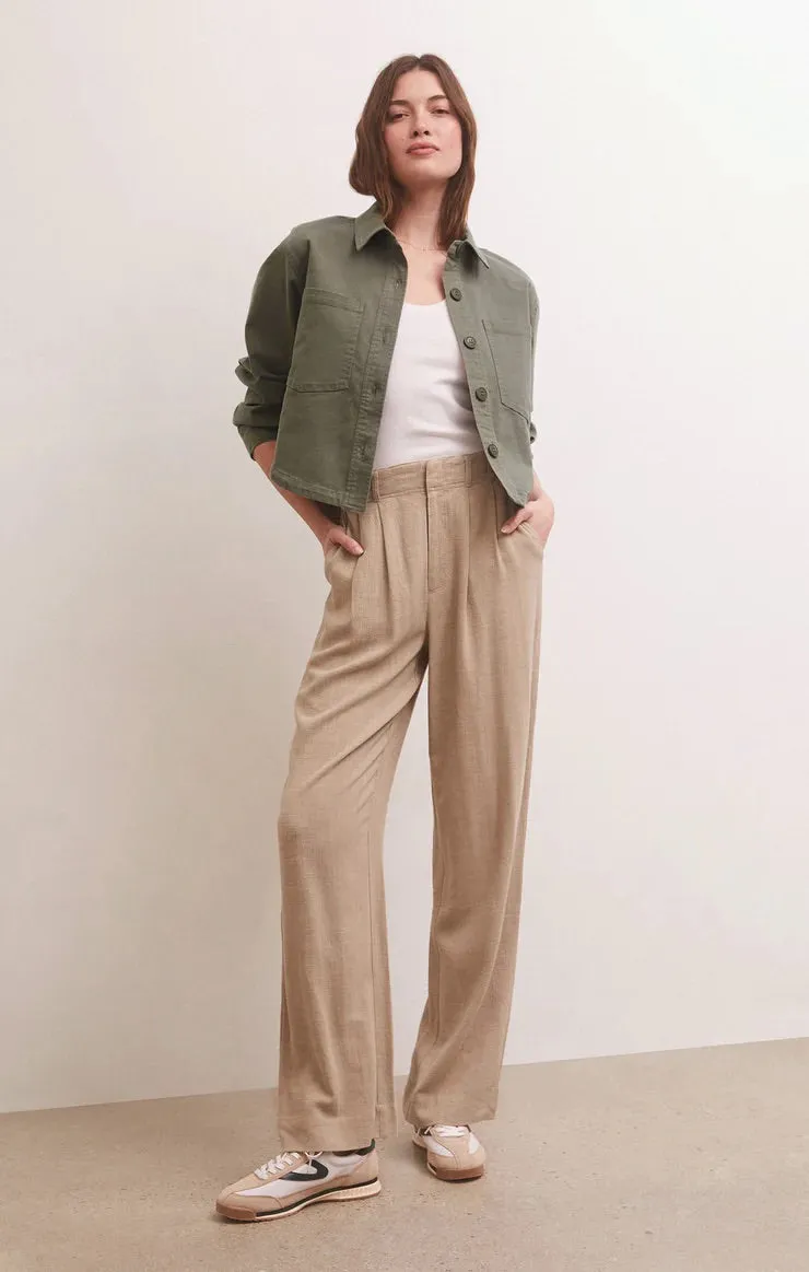Z Supply All Day Cropped Twill Jacket